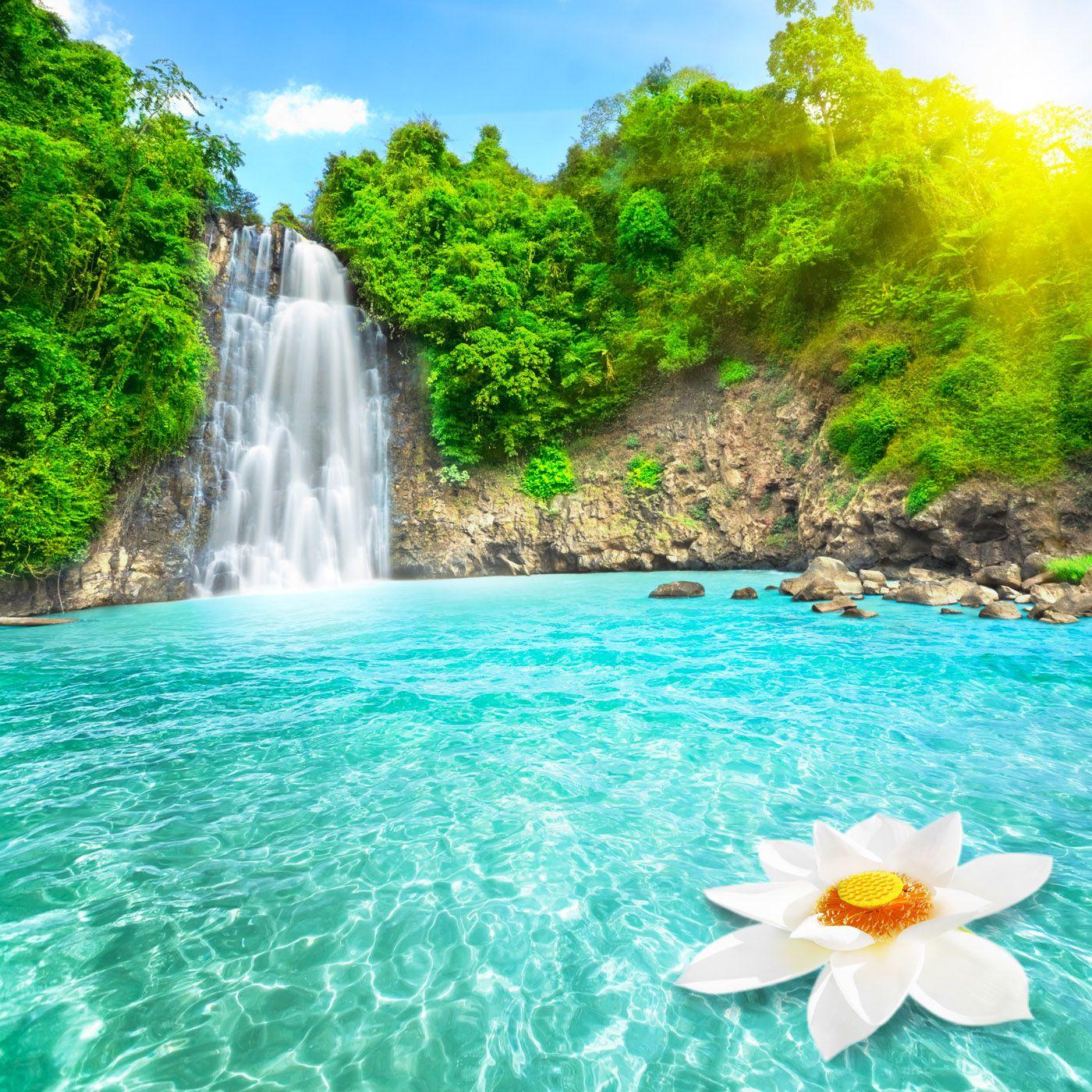 1400x1400 Water Fall Wallpaper
