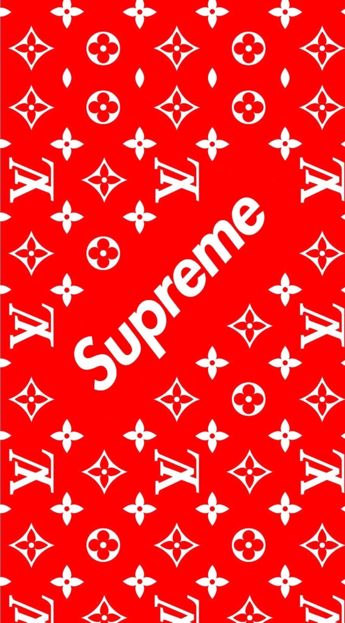 Louis Vuitton Supreme Logo Wallpapers - Top Free Louis Vuitton Supreme Logo  Backgrounds - WallpaperAccess