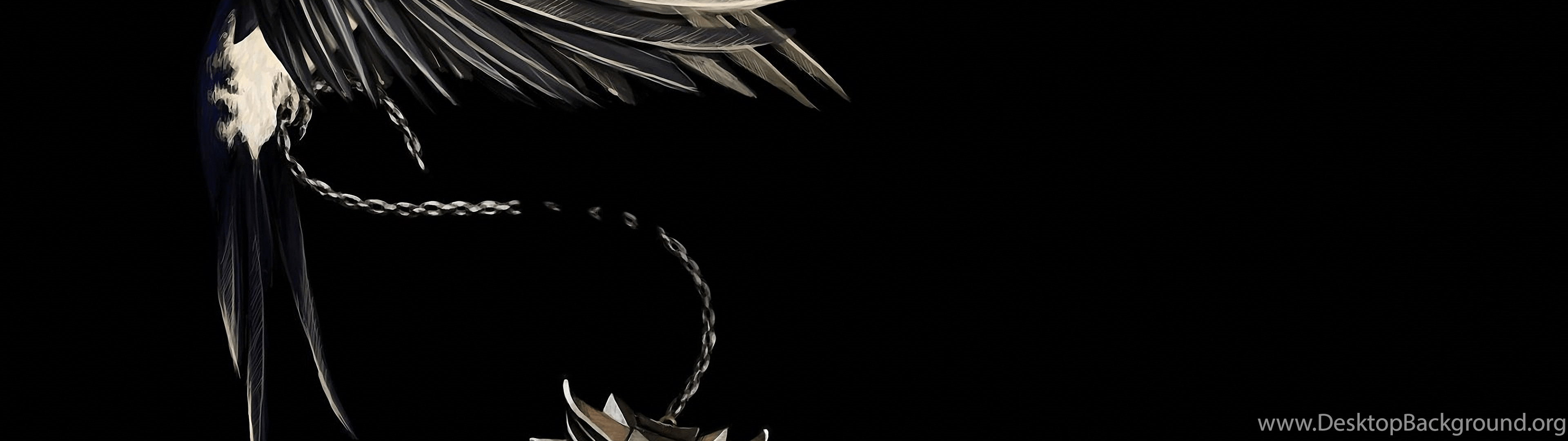 3840x1080 The Wolf And The Swallow Wallpaper : Witcher Desktop Background