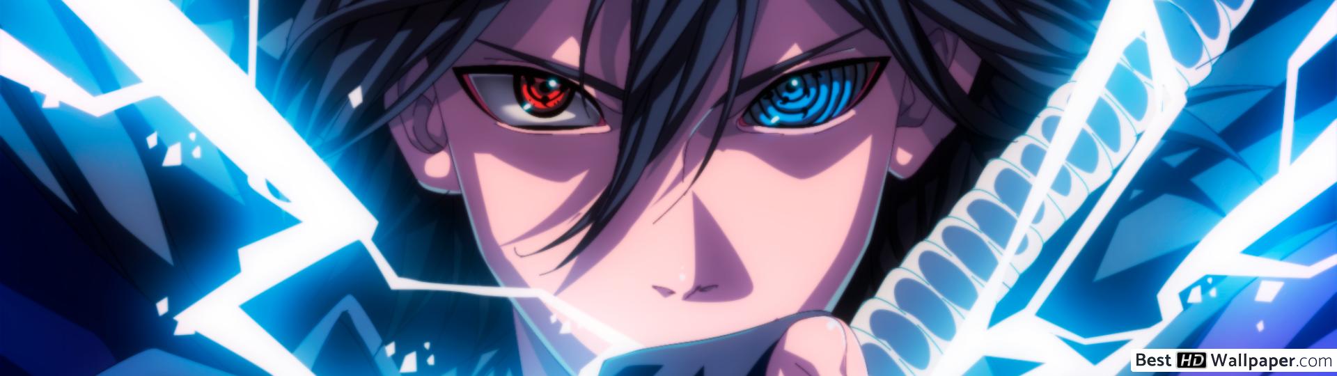 1920x540 Naruto Shippuden Uchiha, Mangekyo Sharingan, Rinnegan, Lightning Style Jutsu HD wallpaper download