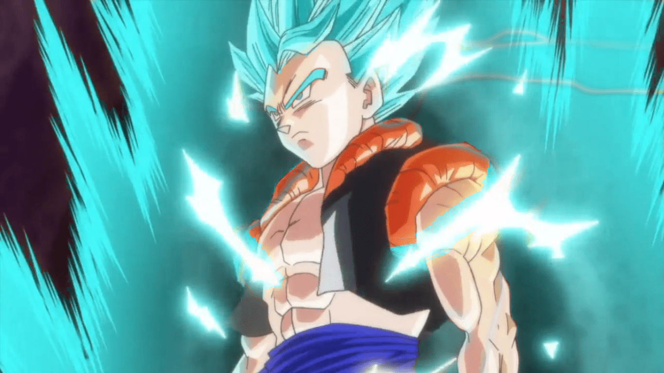 1366x768 Super Saiyan Blue Gogeta Wallpaper