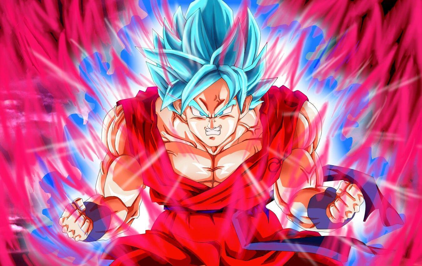 Goku's New Transformation: Blue Kaioken with White Hair - wide 6