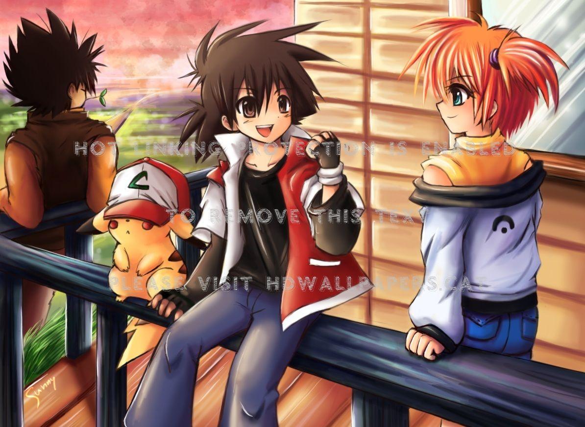 1194x873 pokemon ash pikachu misty brock anime