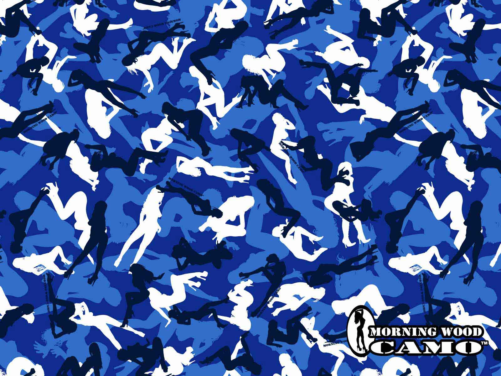 1600x1200 Blue Camouflage Wallpaper
