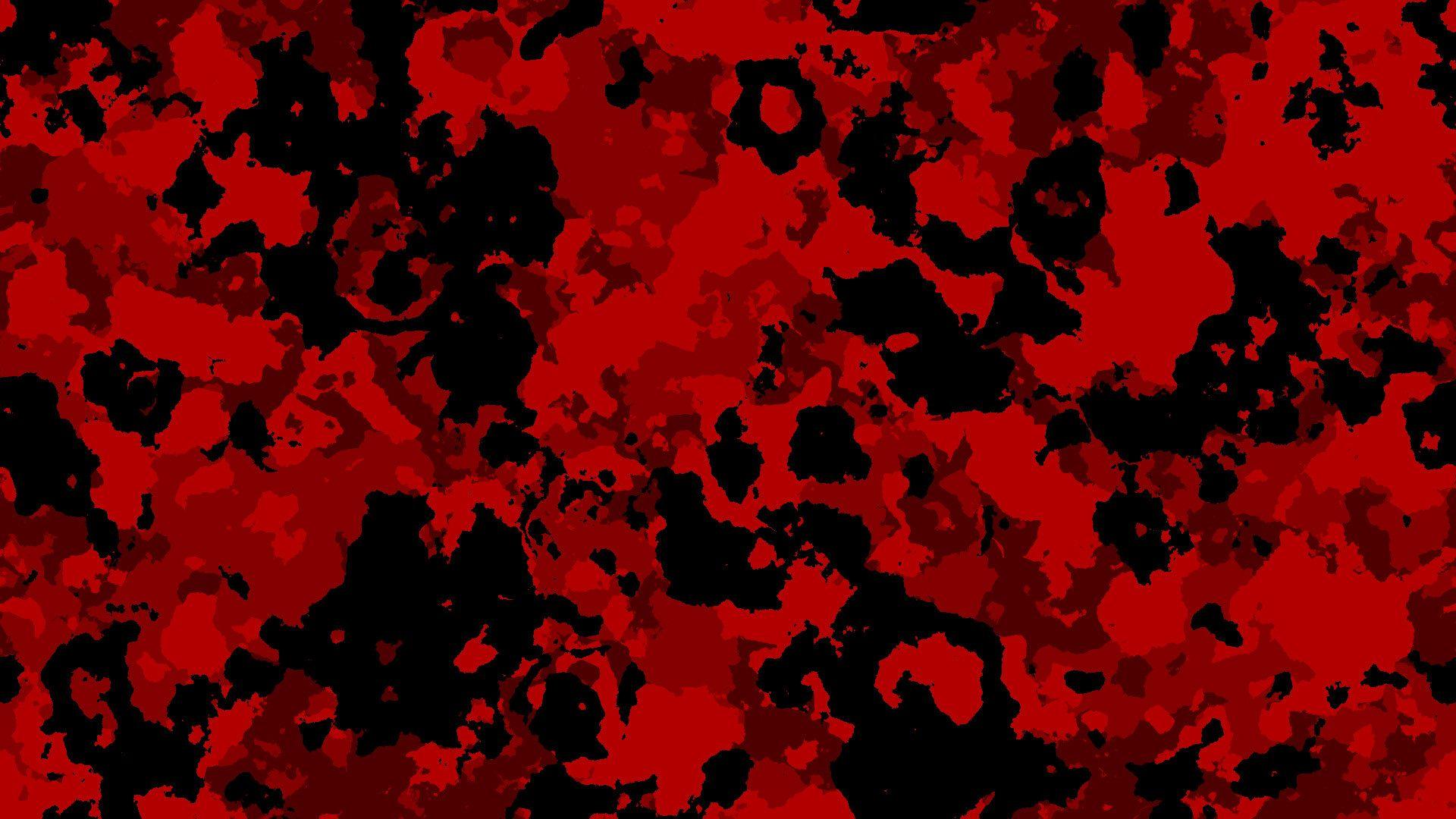 1920x1080 Red Camo Wallpaper