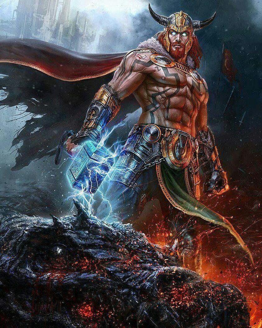 843x1054 wallpaper. Thor art, Thor norse, Mythology