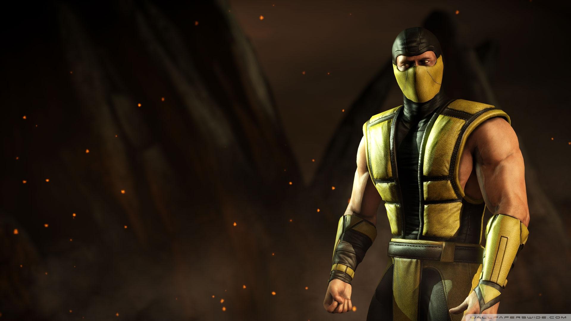 1920x1080 Mortal Kombat X Scorpion Wallpaper (1920x1080)