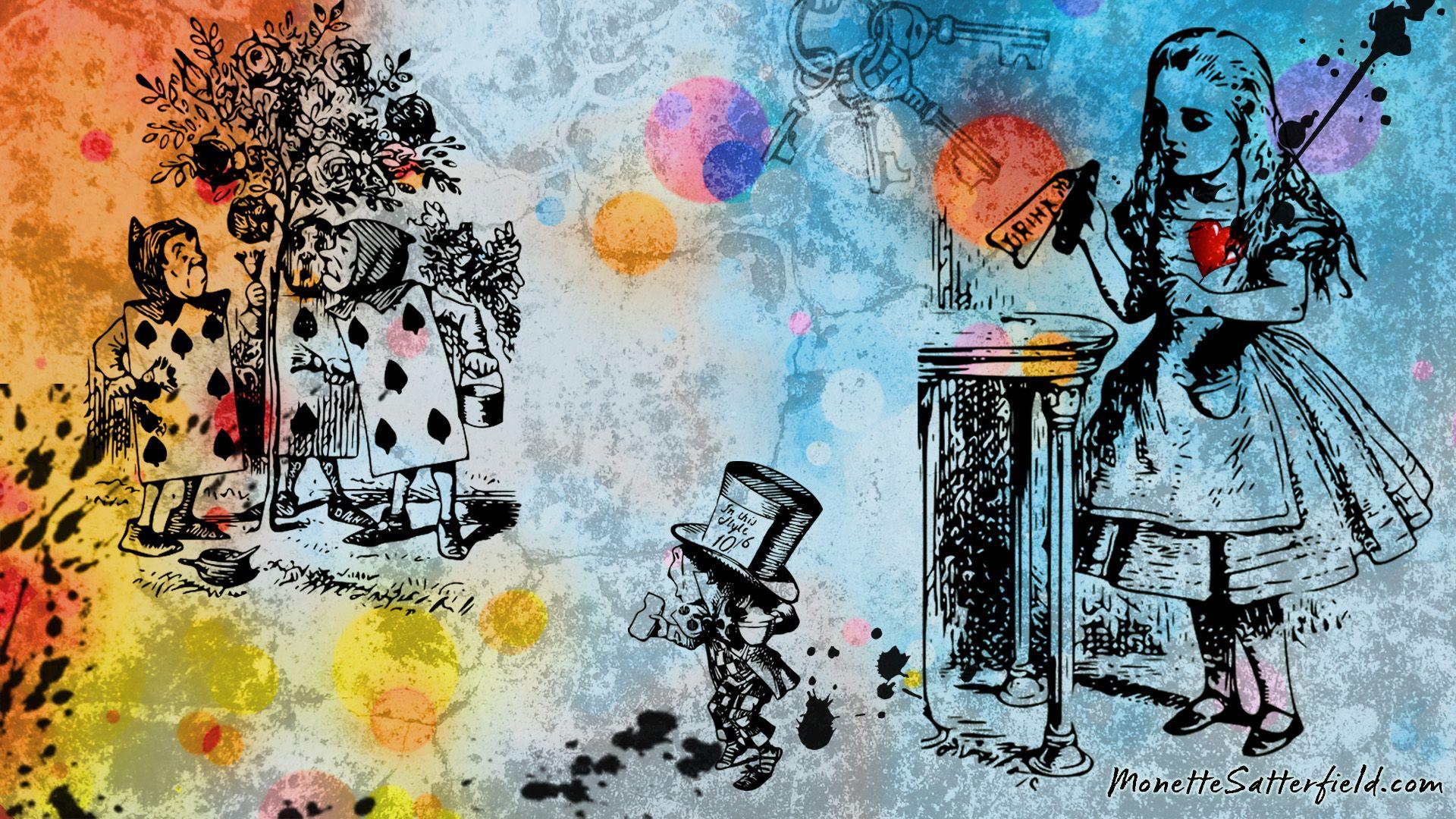 1920x1080 alice in wonderland desktop wallpaper