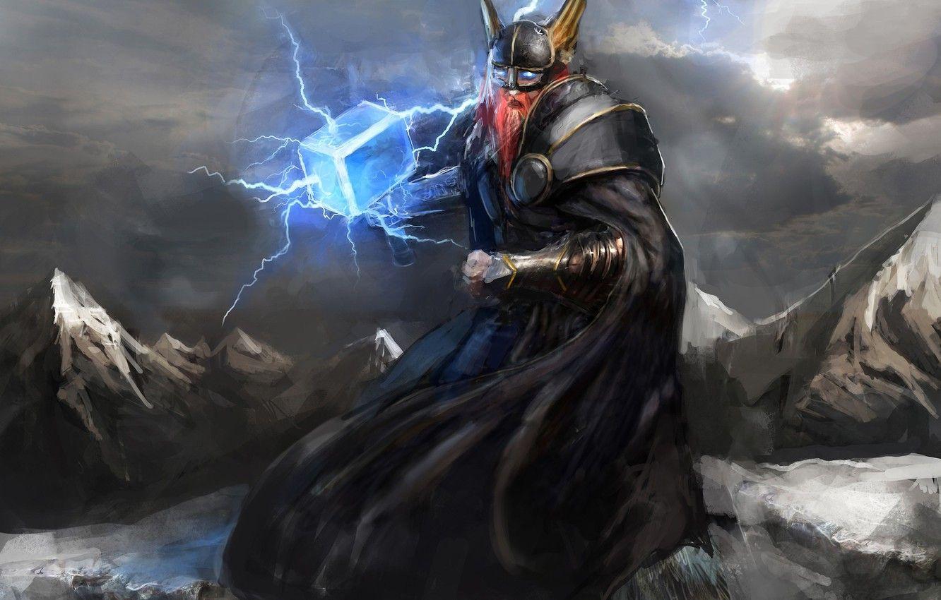 1332x850 Odin Wallpaper
