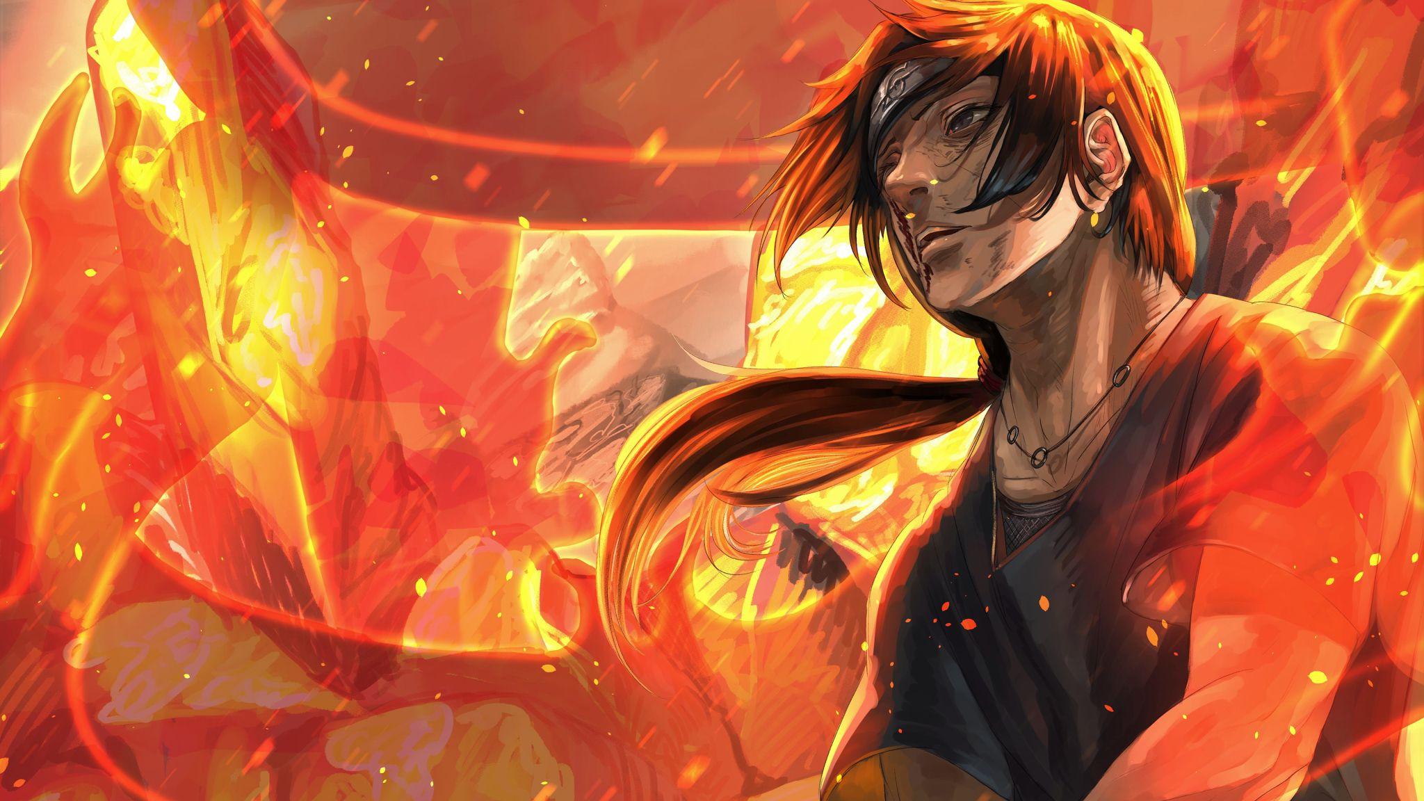 Anime Fire Background Images, HD Pictures and Wallpaper For Free Download |  Pngtree
