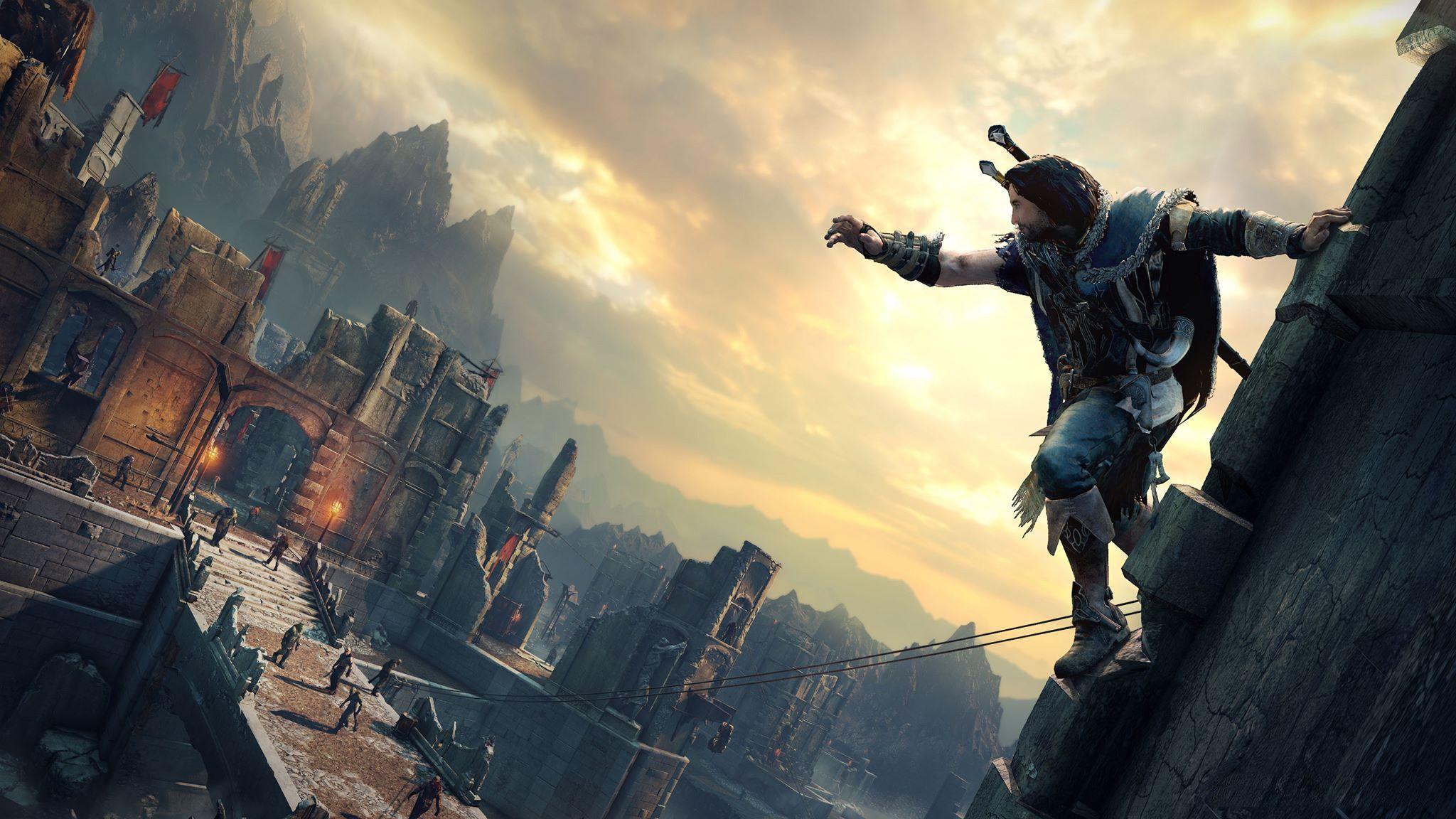 2048x1152 free wallpaper and screensavers for middle earth shadow of mordor