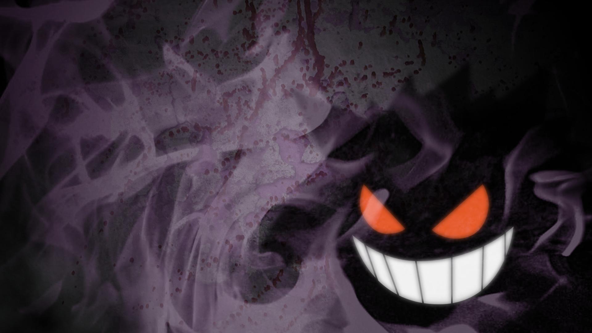 1920x1080 Shiny Mega Gengar Wallpaper 1920x1080