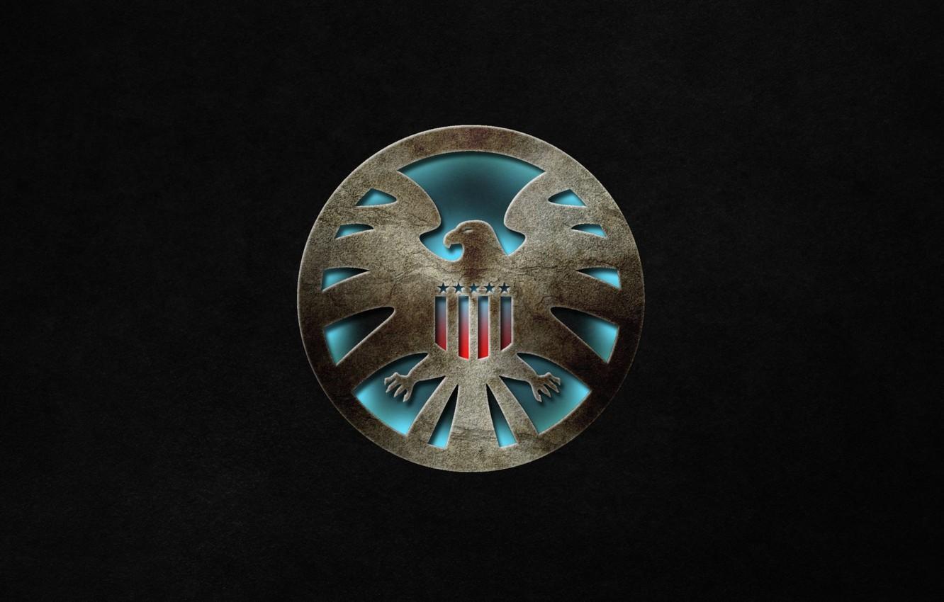 1332x850 Hd Wallpaper Shield Logo Marvel