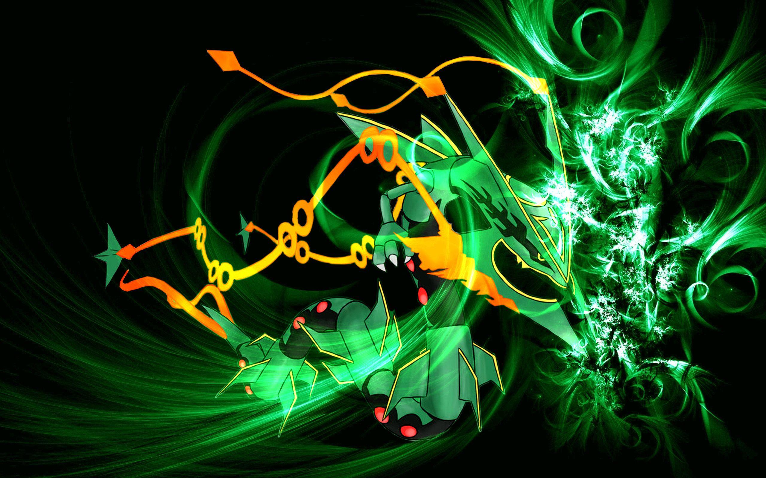 2560x1600 Shiny Mega Rayquaza