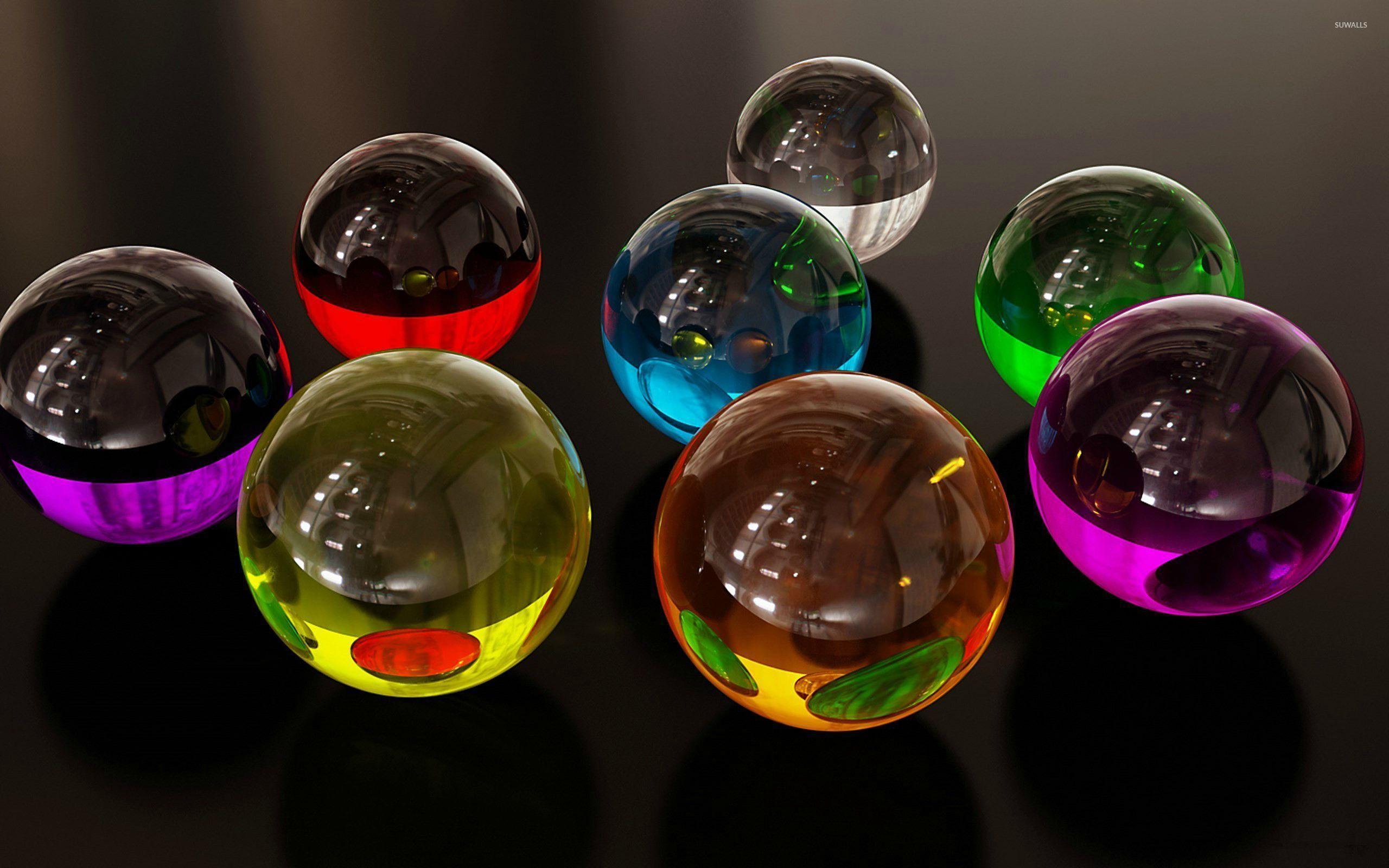 2560x1600 Glass marbles wallpaper wallpaper
