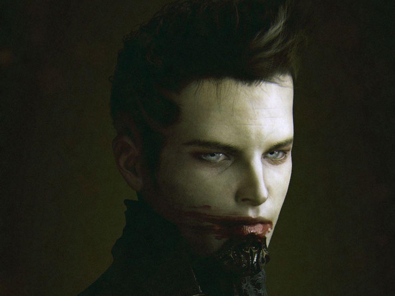 1280x960 Male Vampire With Short Hair