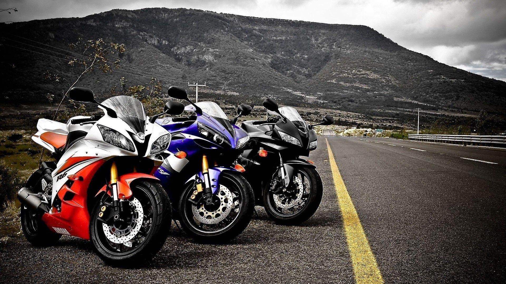 1920x1080 landscapes, sports, vehicles, motorbikes, yamaha R Yamaha R honda cbr600rr wallpaper