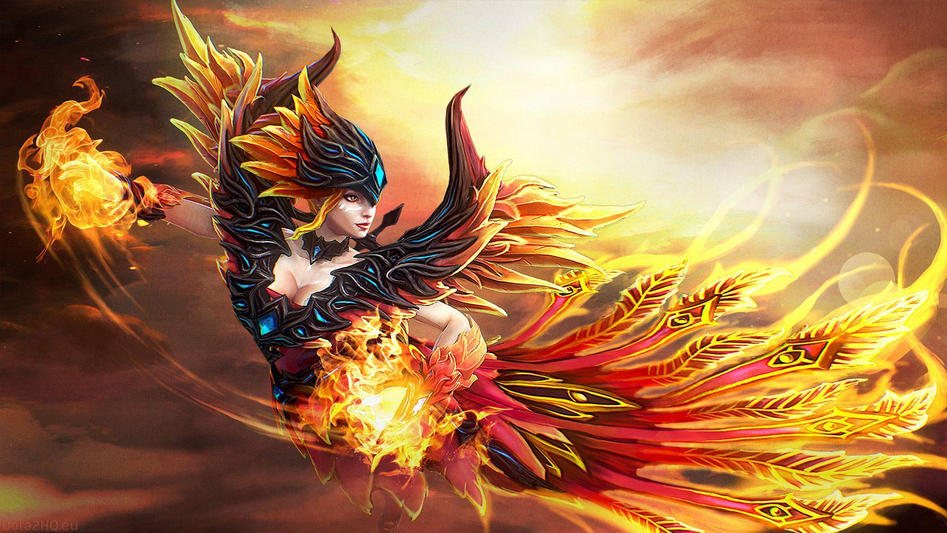 1920x1080 Lina Skin Fireflight Scion Dota 2 Desktop Wallpaper HD 1920x1080 :