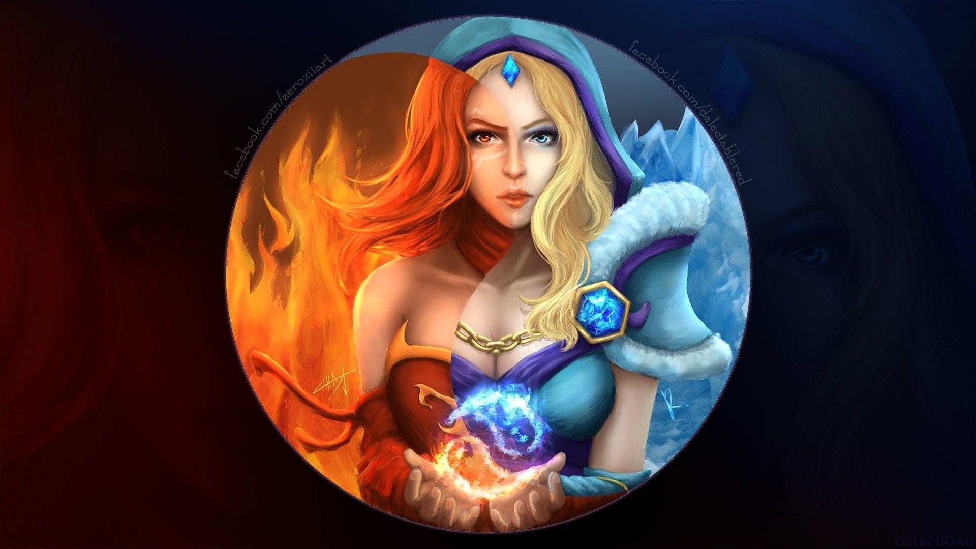 1920x1080 Crystal Maiden Wallpaper
