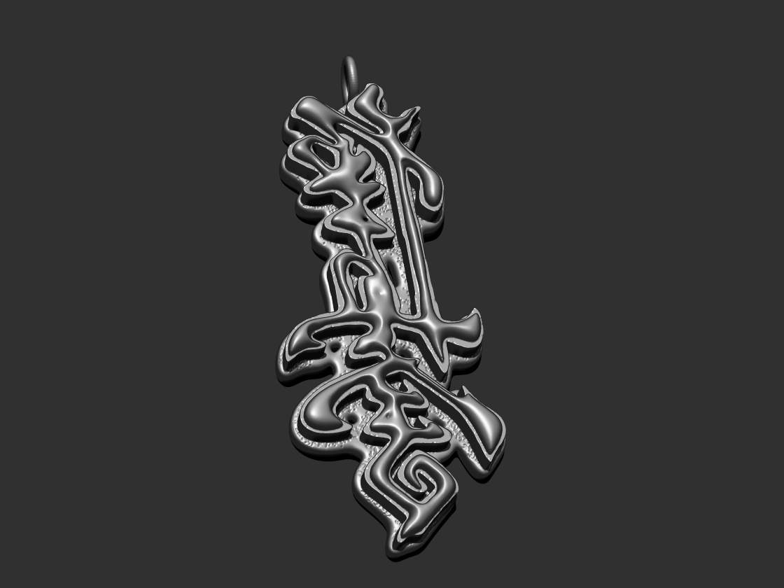 1120x840 Kyokushin Karate Key Ring Free Print Ready 3D Model