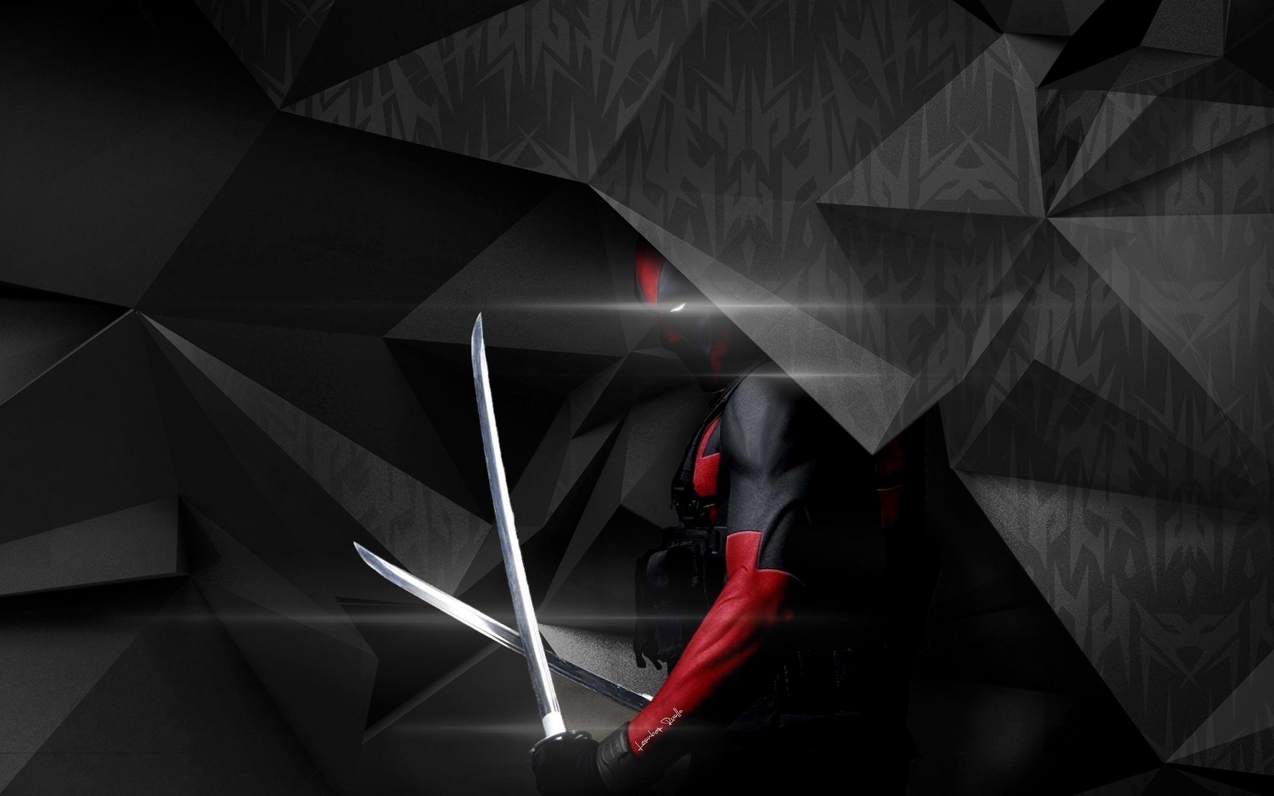 2560x1600 Deadpool Abstract Artwork Wallpaper