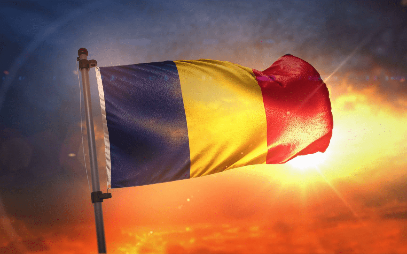 1680x1050 Free download Romania Flag Backlit At Beautiful Sunrise Loop Slow Motion 4K [1920x1080] for your Desktop, Mobile & Tablet. Explore Romanian Flag Wallpaper. Romanian Flag Wallpaper, Flag Background Wallpaper