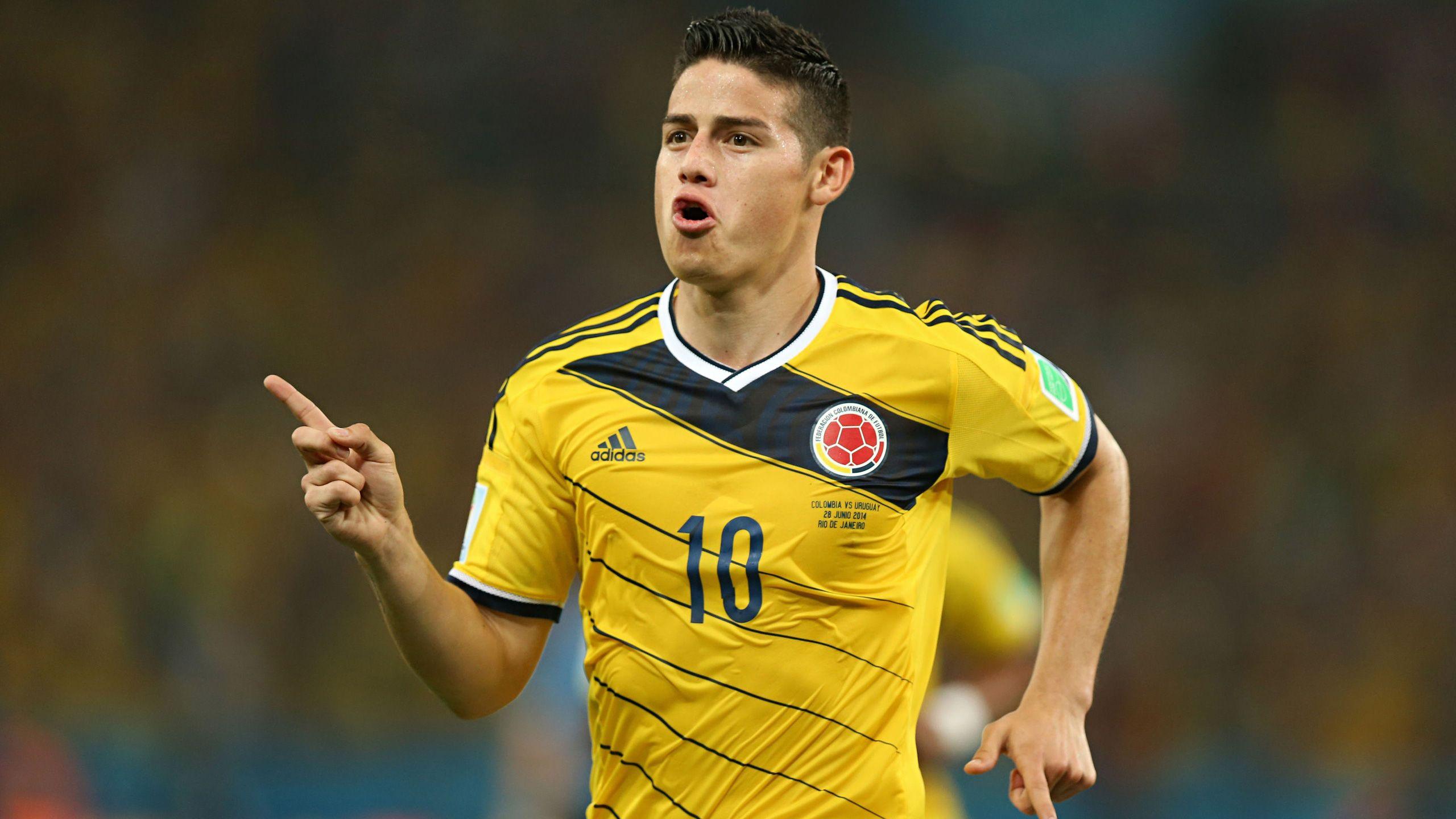 2560x1440 James Rodriguez Colombian Footballer HD wallpaper