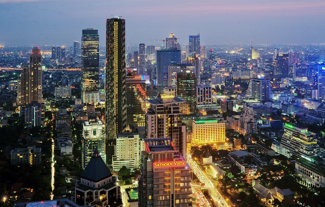 1332x850 Wallpaper city, the city, Thailand .