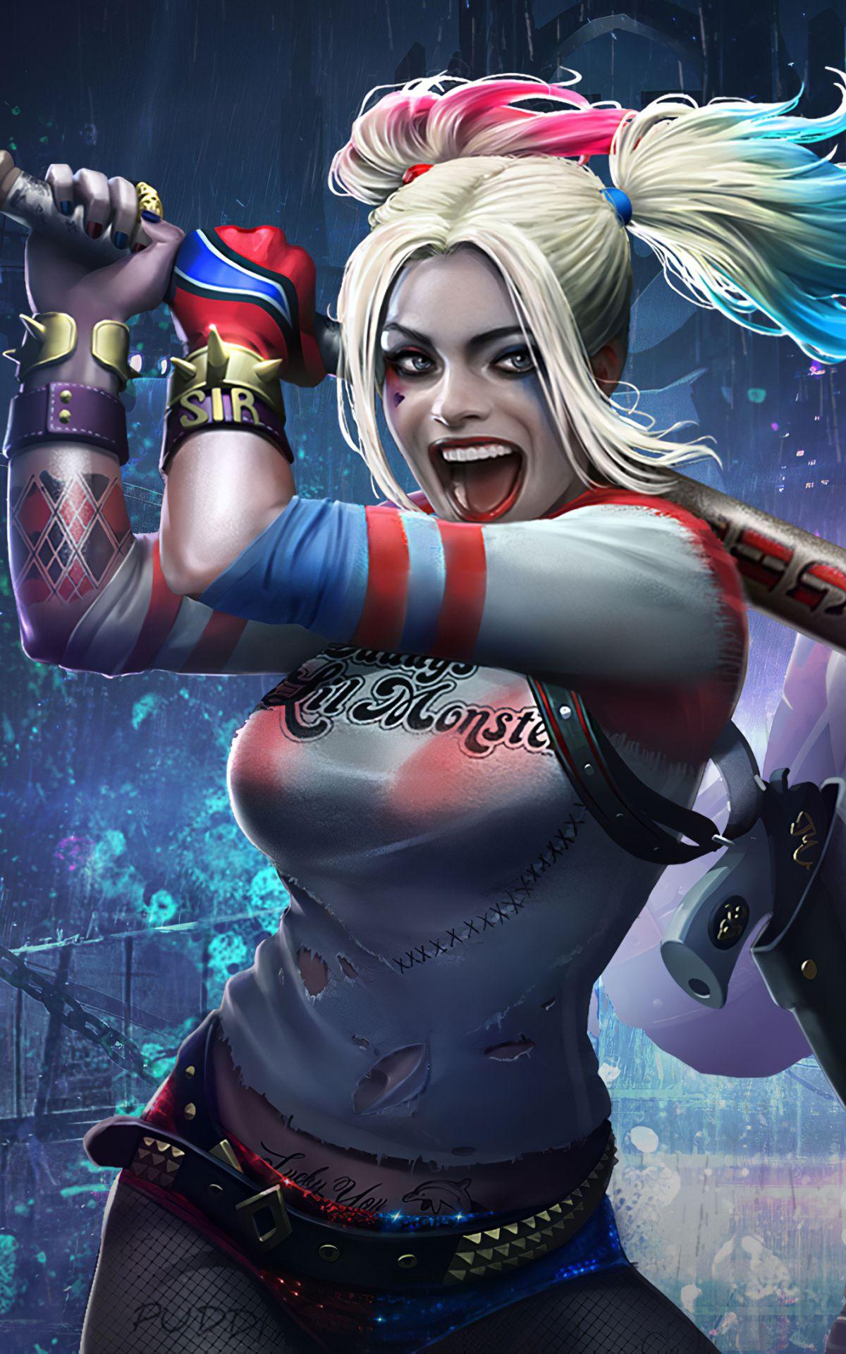 1200x1920 Harley Quinn & Deadshot Injustice 2 Mobile 1200x1920 Resolution Wallpaper, HD Games 4K Wallpaper, Image, Photo and Background