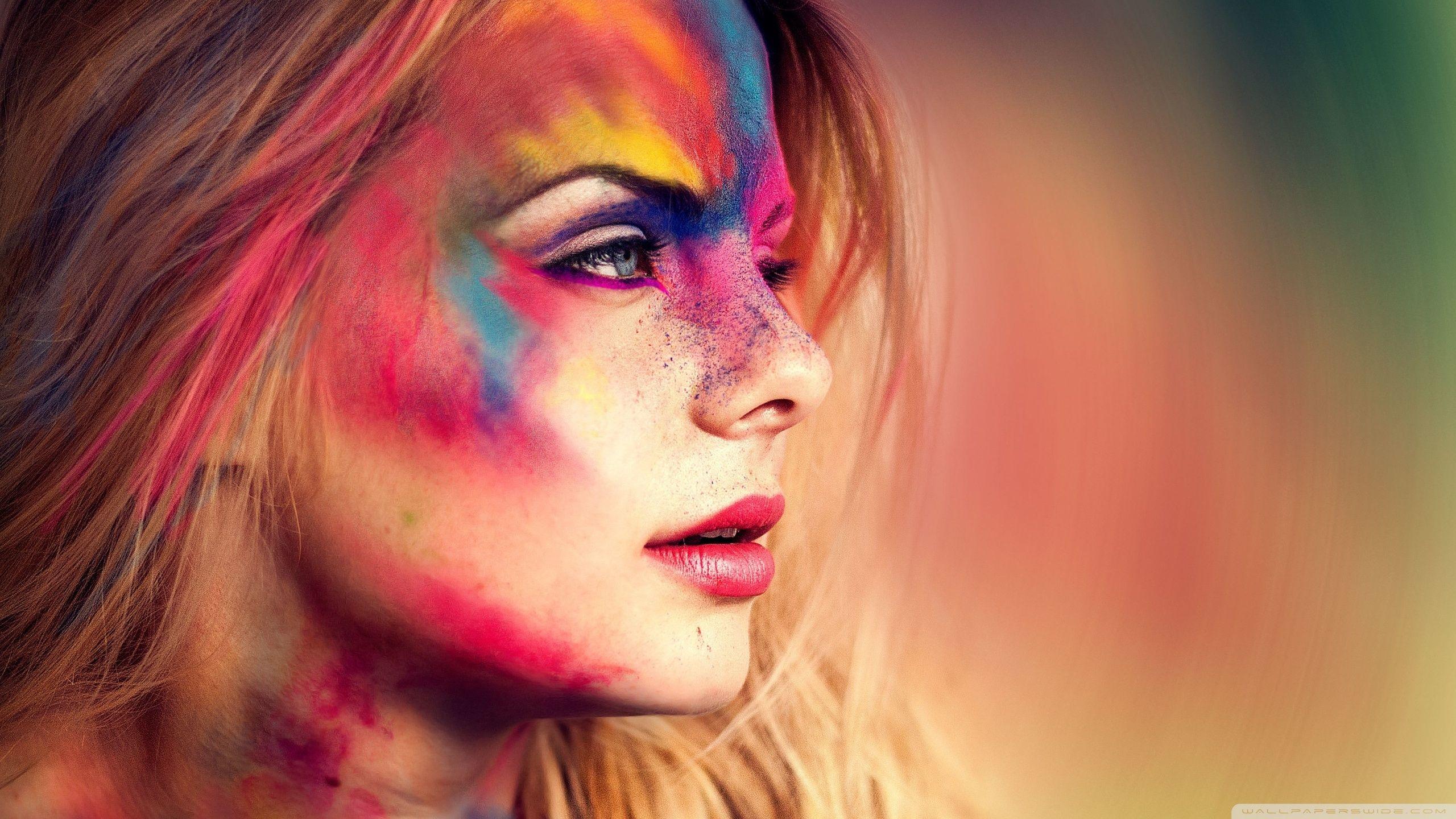2560x1440 Colorful Powder Fight Ultra HD Desktop Background Wallpaper for 4K UHD TV : Multi Display, Dual Monitor : Tablet