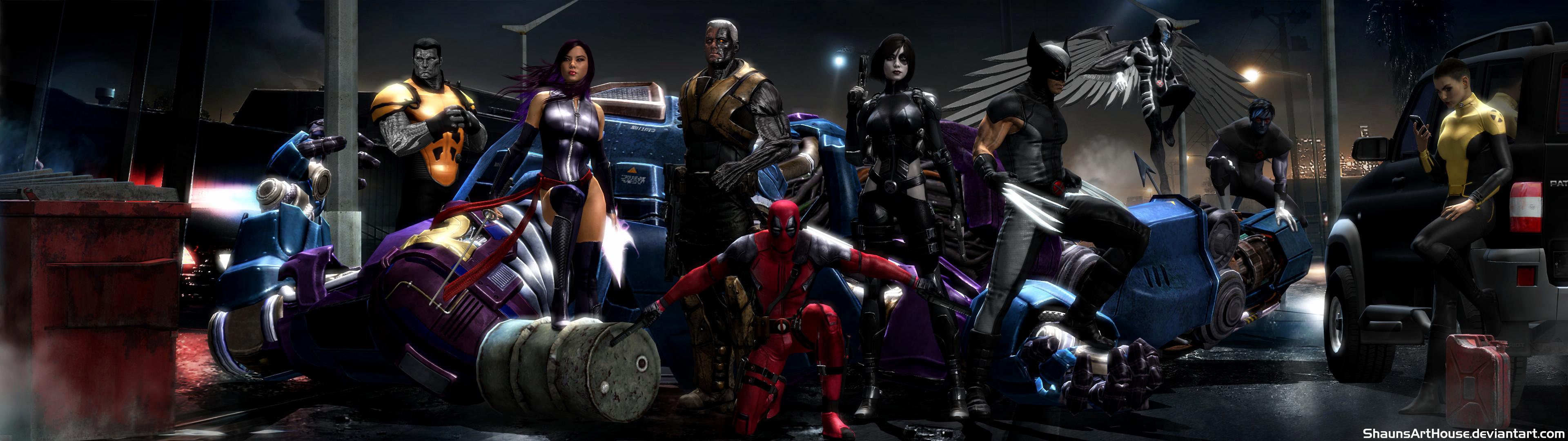 3840x1080 Marvel Dual Screen Wallpaper, 914.26 Kb