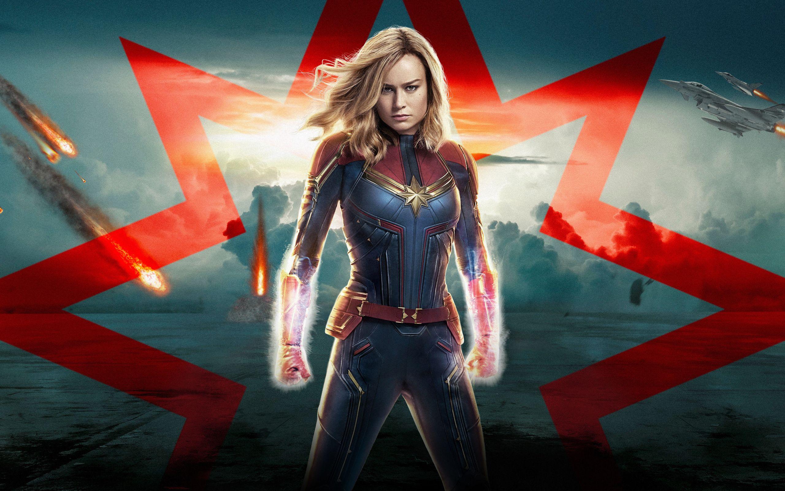 2560x1600 Download Captain Marvel, movie, confident wallpaper, 2560x Dual Wide, Widescreen 16: Widescreen