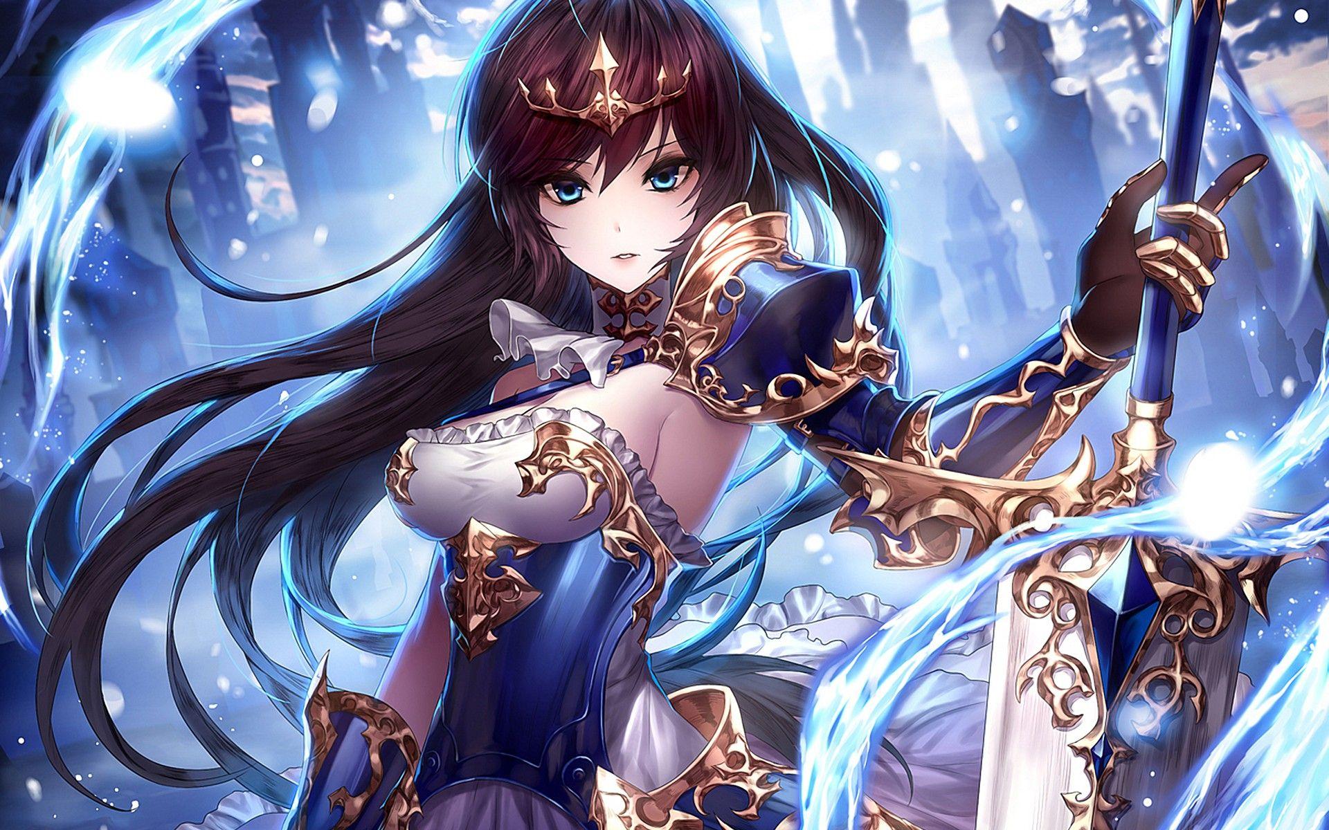 1920x1200 Download 1680x1050 Wallpaper Blue Eye Anime Girl, Anime, Widescreen 16: Widescreen, 1680x1050 HD Image, Background, 8372