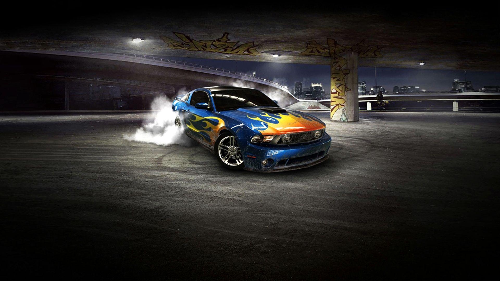 1920x1080 Los Angeles Drifting Wallpaper