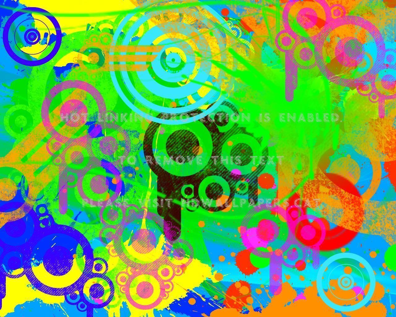 1280x1024 funky hippie colors abstract