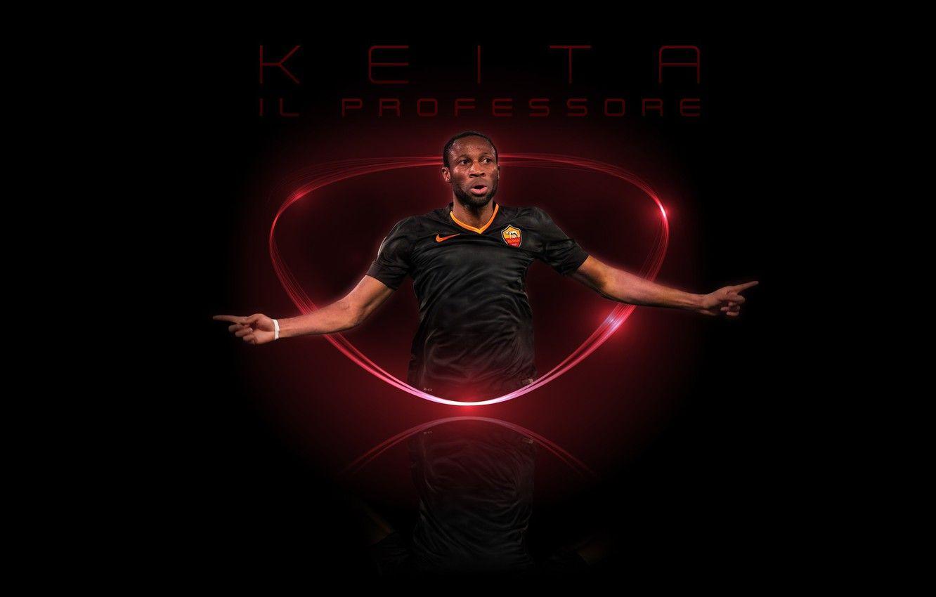 1332x850 Wallpaper wallpaper, sport, football, player, AS Roma, Seydou Keita, The Professor image for desktop, section спорт