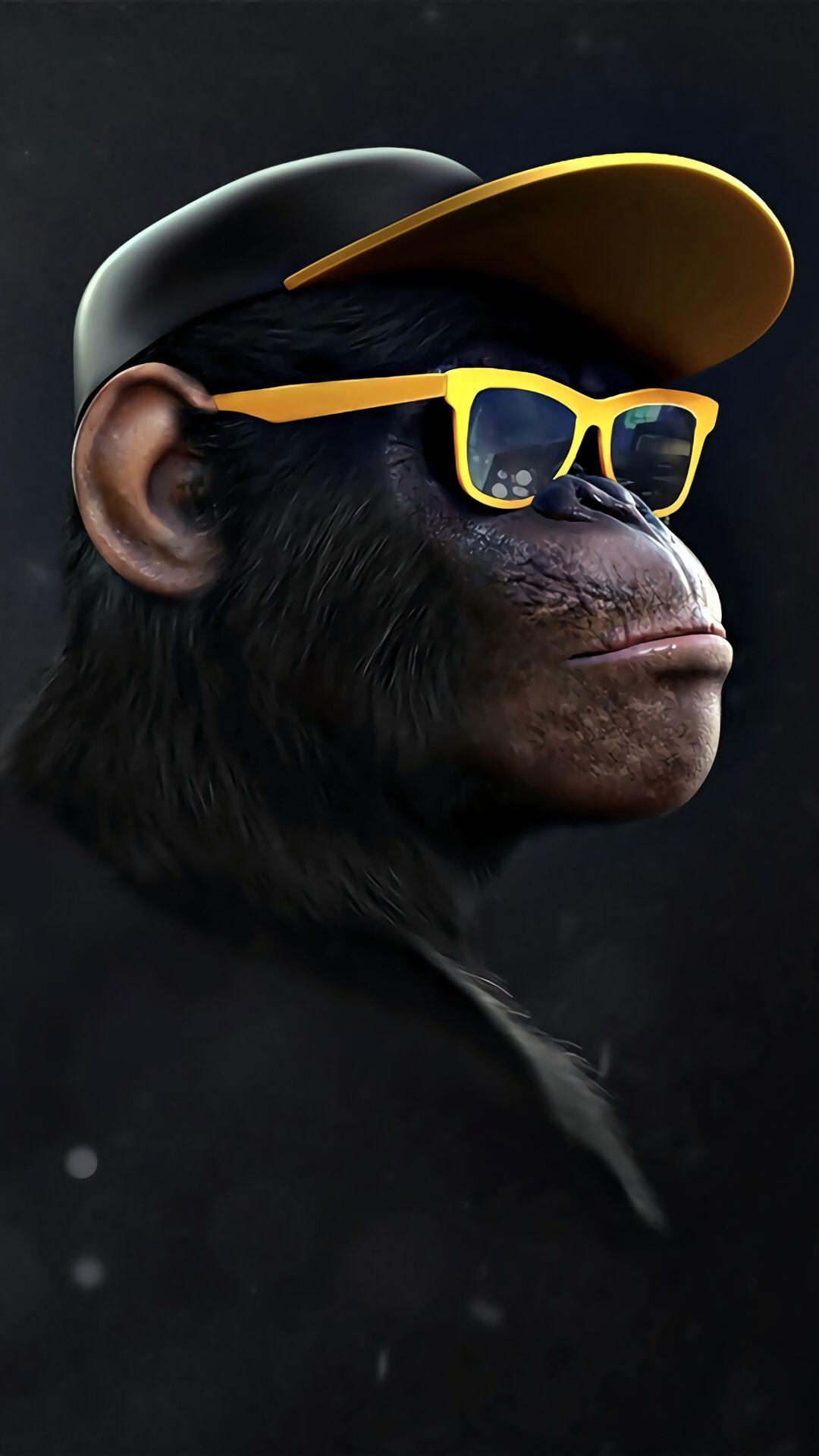 Swag Monkey Canvas Dope Monkey Gold Teeth Wall Art Animals - Etsy