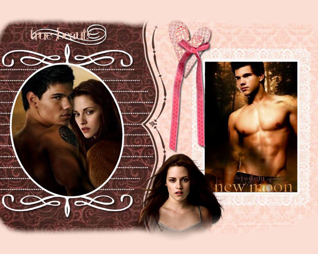 1280x1024 New Moon Bella N Jacob True Beauty Saga Twilight Fond D'écran