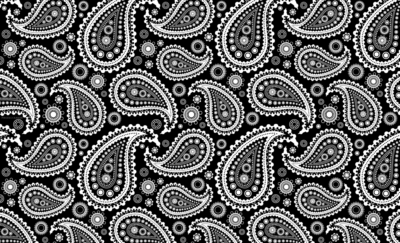Colorful paisley Kitchen Wallpaper  TenStickers