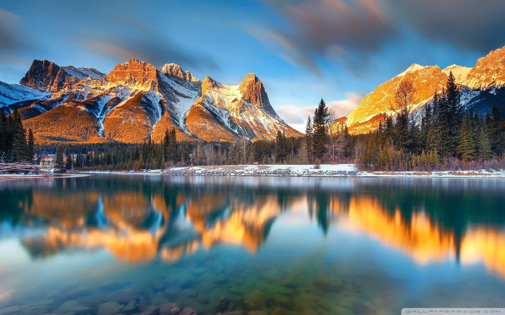 1920x1200 Free download Alberta Canada Beautiful Winter Reflections Wallpaper Full HD [1920 [1920x1200] for your Desktop, Mobile & Tablet. Explore Alberta Wallpaper. Jasper Alberta Wallpaper