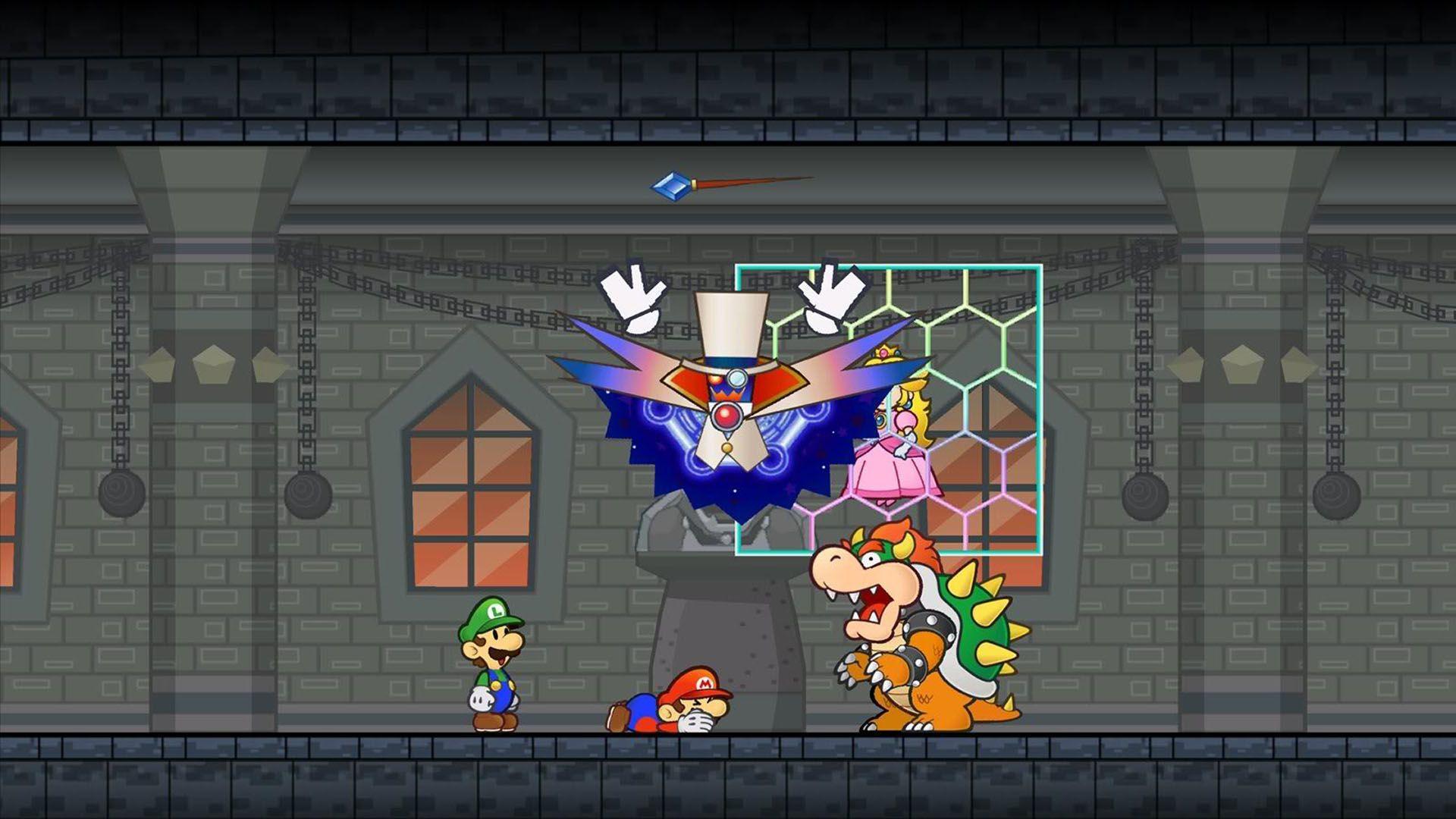 1920x1080 Bowser's Castle Super Mario Wallpaper