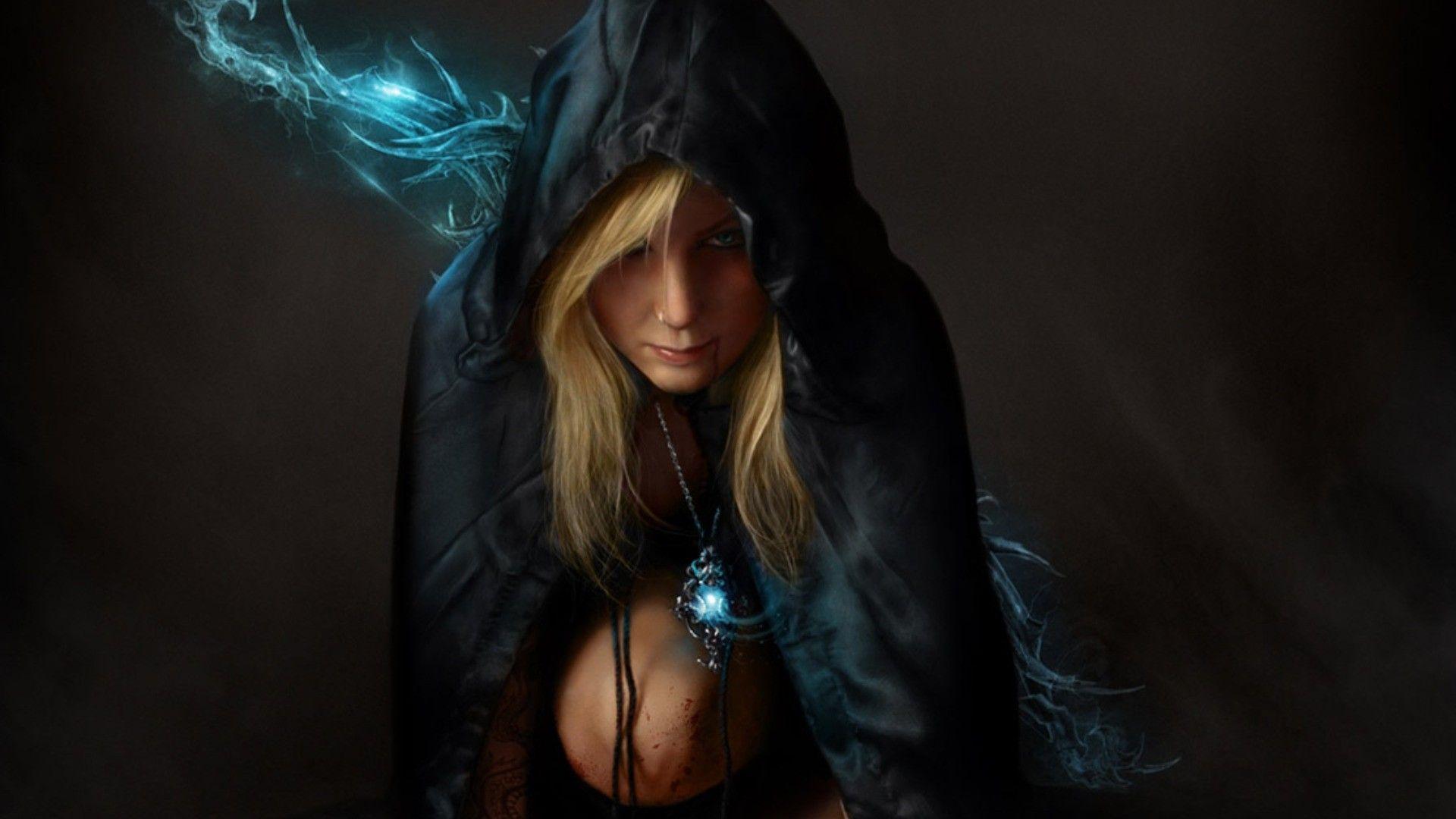 1920x1080 Black Magic Wallpaper