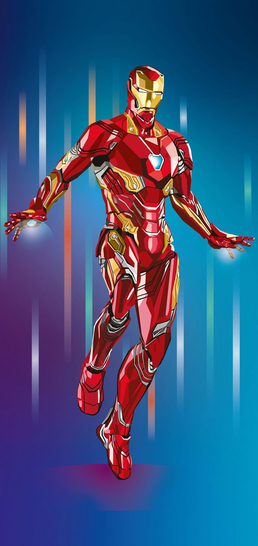 1080x2280 Iron Man 4K Wallpaper in comments