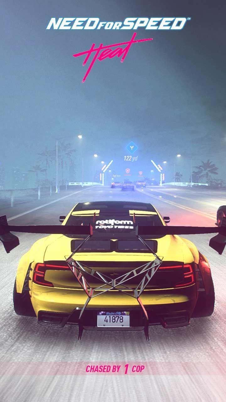 720x1280 Need for speed heat wallpaper HD phone background Cars Poster art on iPhone android lock screen. Need for speed cars, HD phone background, Need for speed games