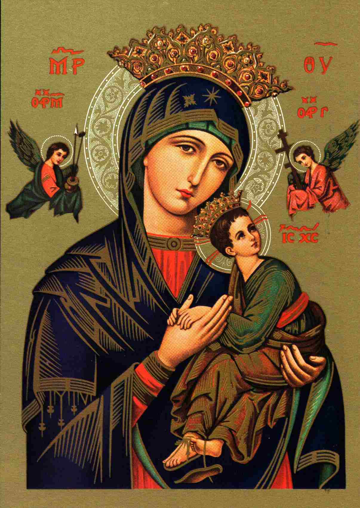 1206x1703 Our Lady of Perpetual Help Wallpaper. Our Lady of Perpetual Help Wallpaper, Mother of Perpetual Help Wallpaper and Perpetual Motion Wallpaper