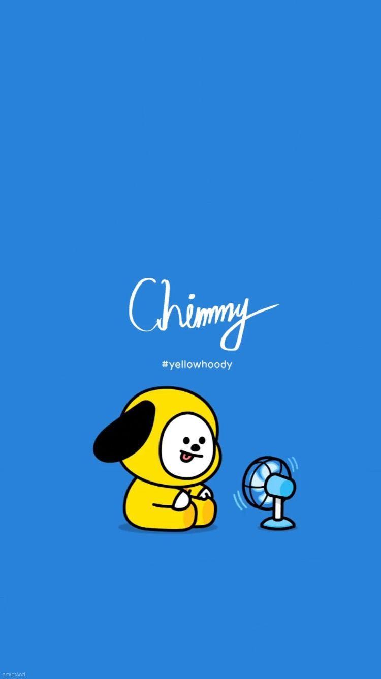 750x1334 BT21 Chimmy Wallpaper