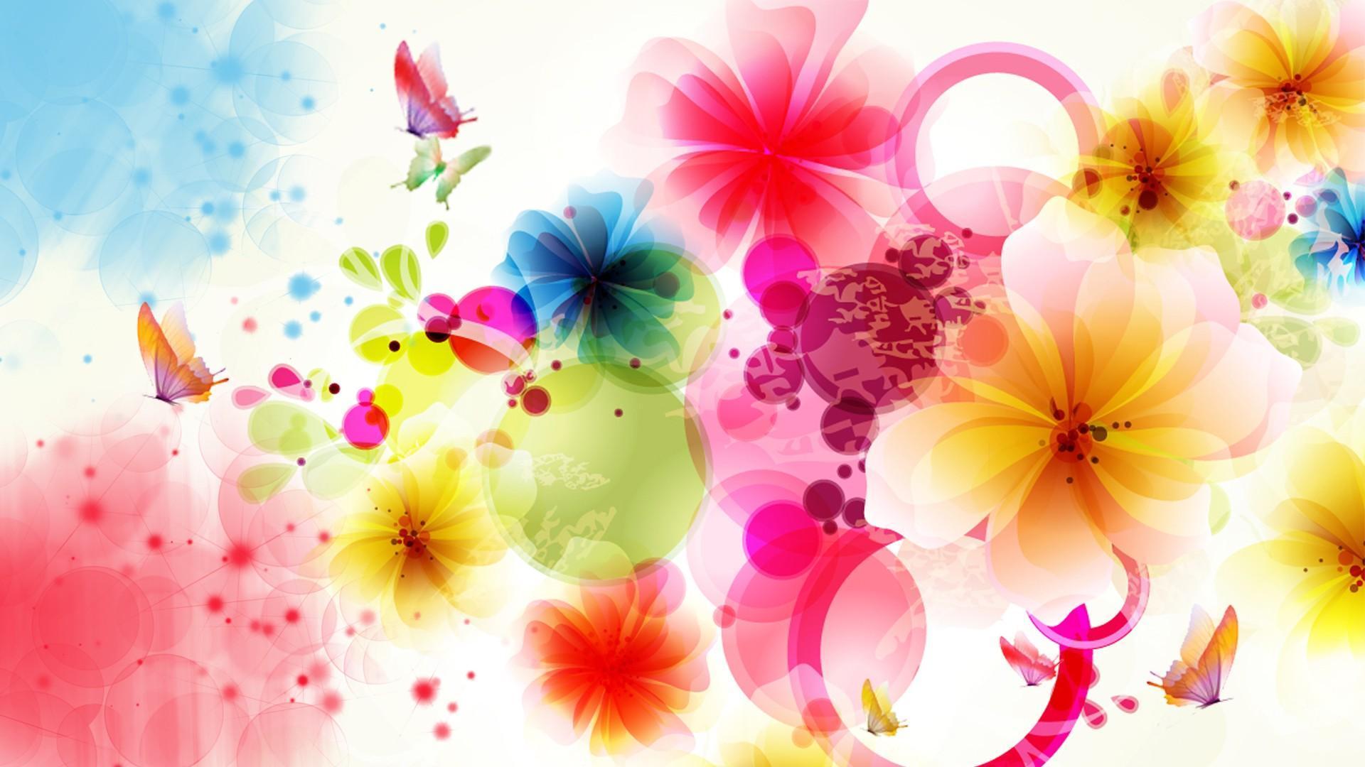 1920x1080 Wallpaper Abstrak Flower