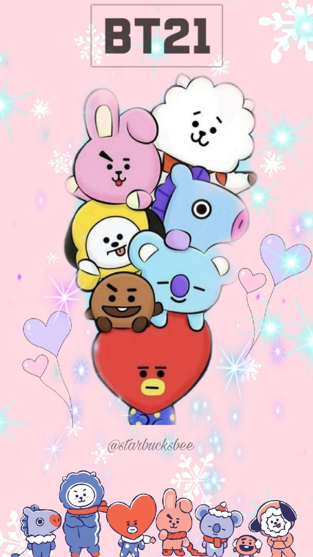 1024x1820 freetoedit bt21 bts bangtanboys kpop cute kawaii asia. Bts, Bts wallpaper, Bts chibi
