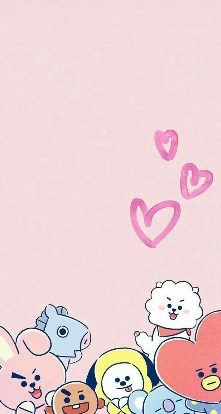 736x1377 iPhone Bt21 Cute Bts Wallpaper