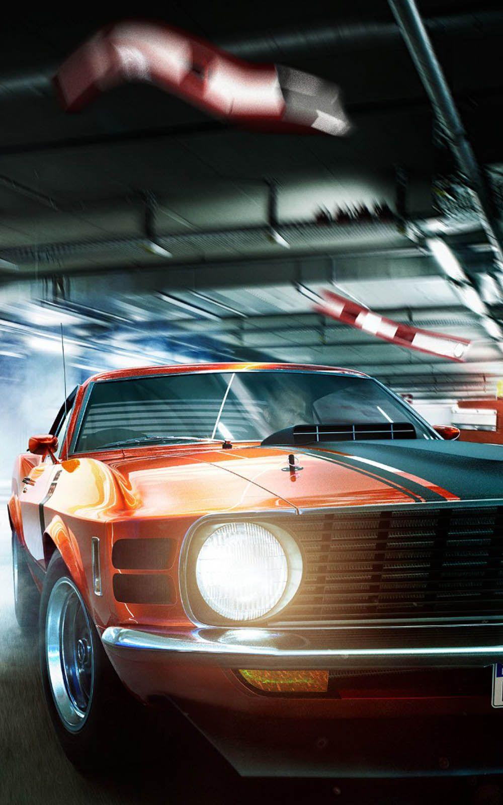 1000x1600 Red Black Ford Mustang 4K Ultra HD Mobile Wallpaper